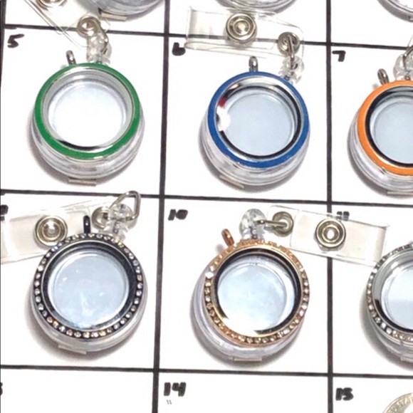 SS-7 Stainless Steel Waterproof Locket Reel Badge - Picture 6 of 10